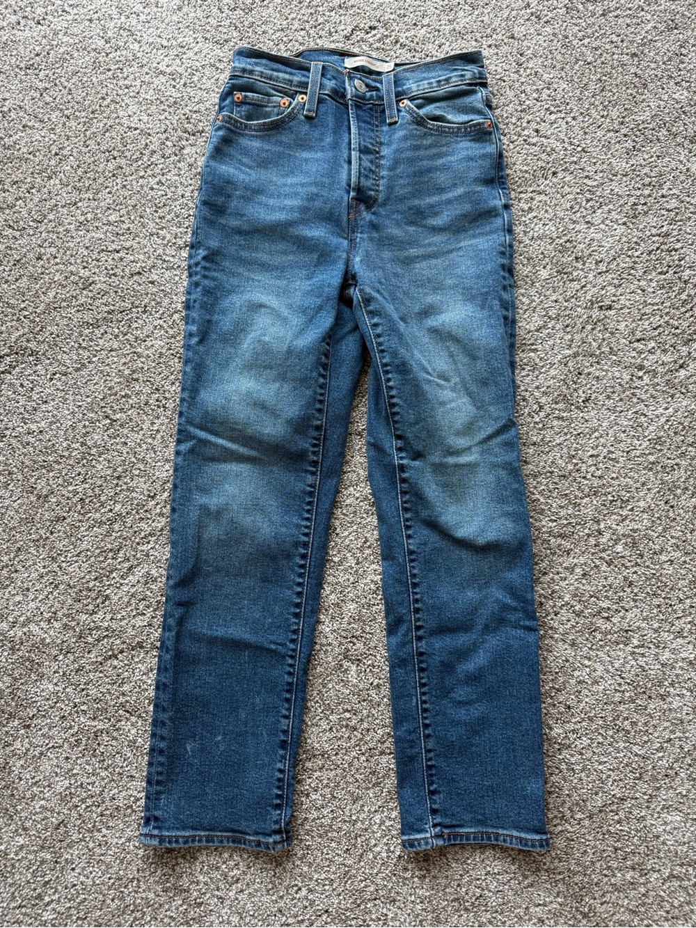 Levi Wedgie Straight Jeans